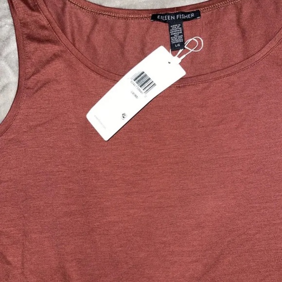 Eileen Fisher Fine Tencel Jersey Shell, Large - Picture 2 of 11